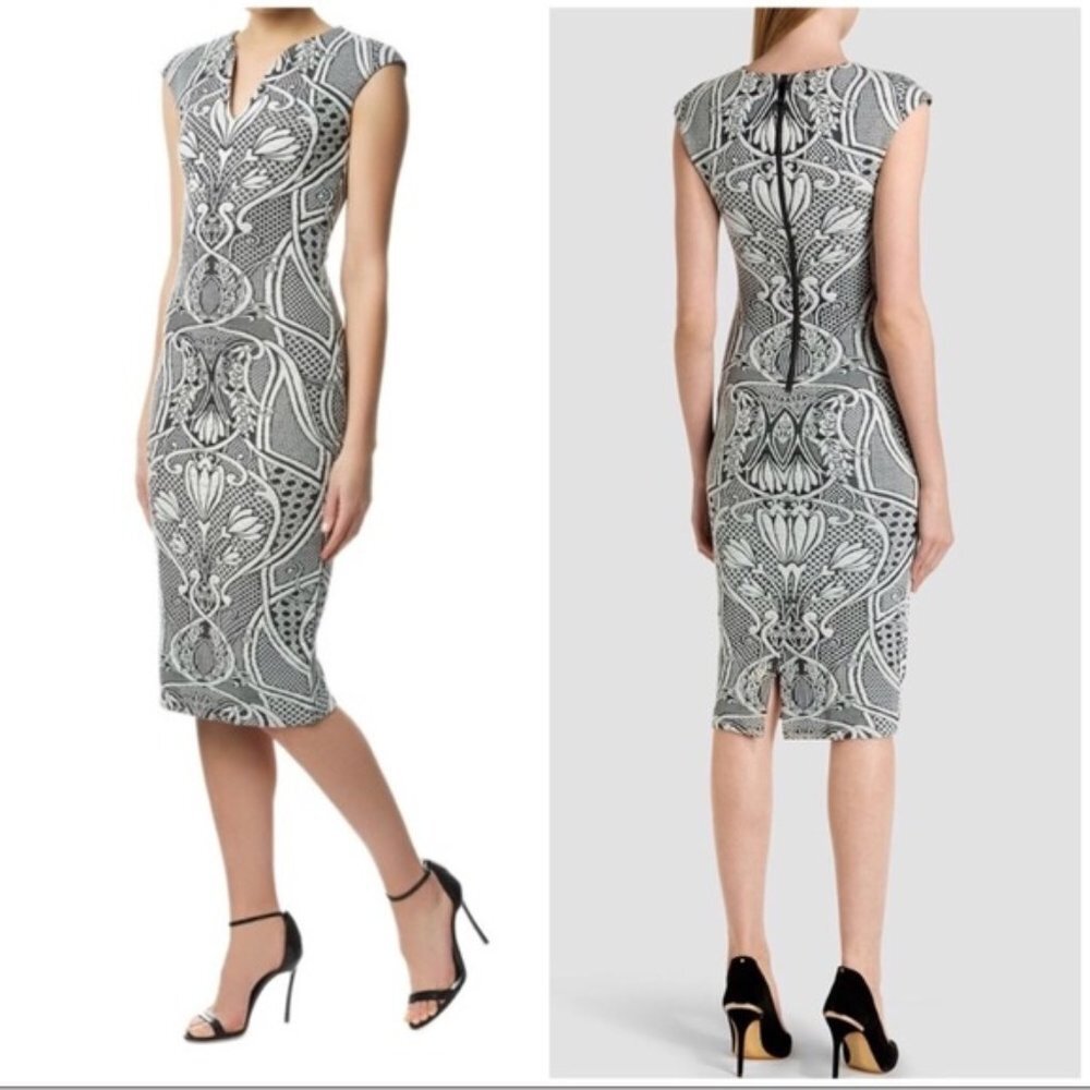 Ted Baker London Sancha Jacquard Midi Dress